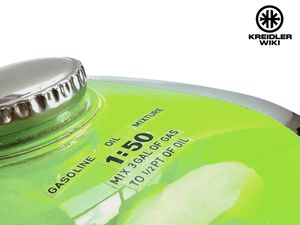 Benzinetank chrome/golfgroen 335.08.88/87